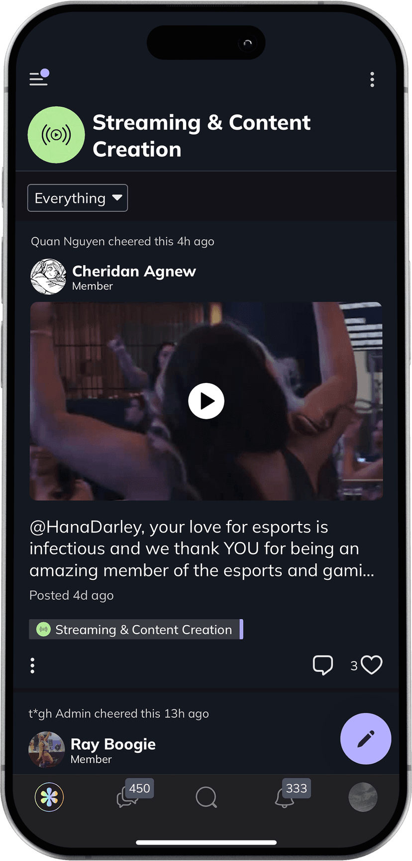 the*gamehers app — Groups